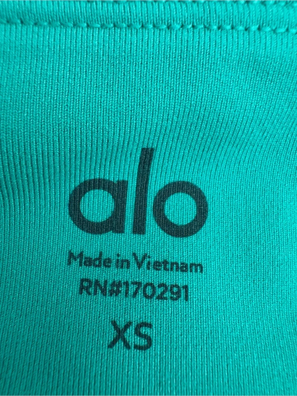 ALO Yoga Teal Athletic Mini Skort with Side Pocket